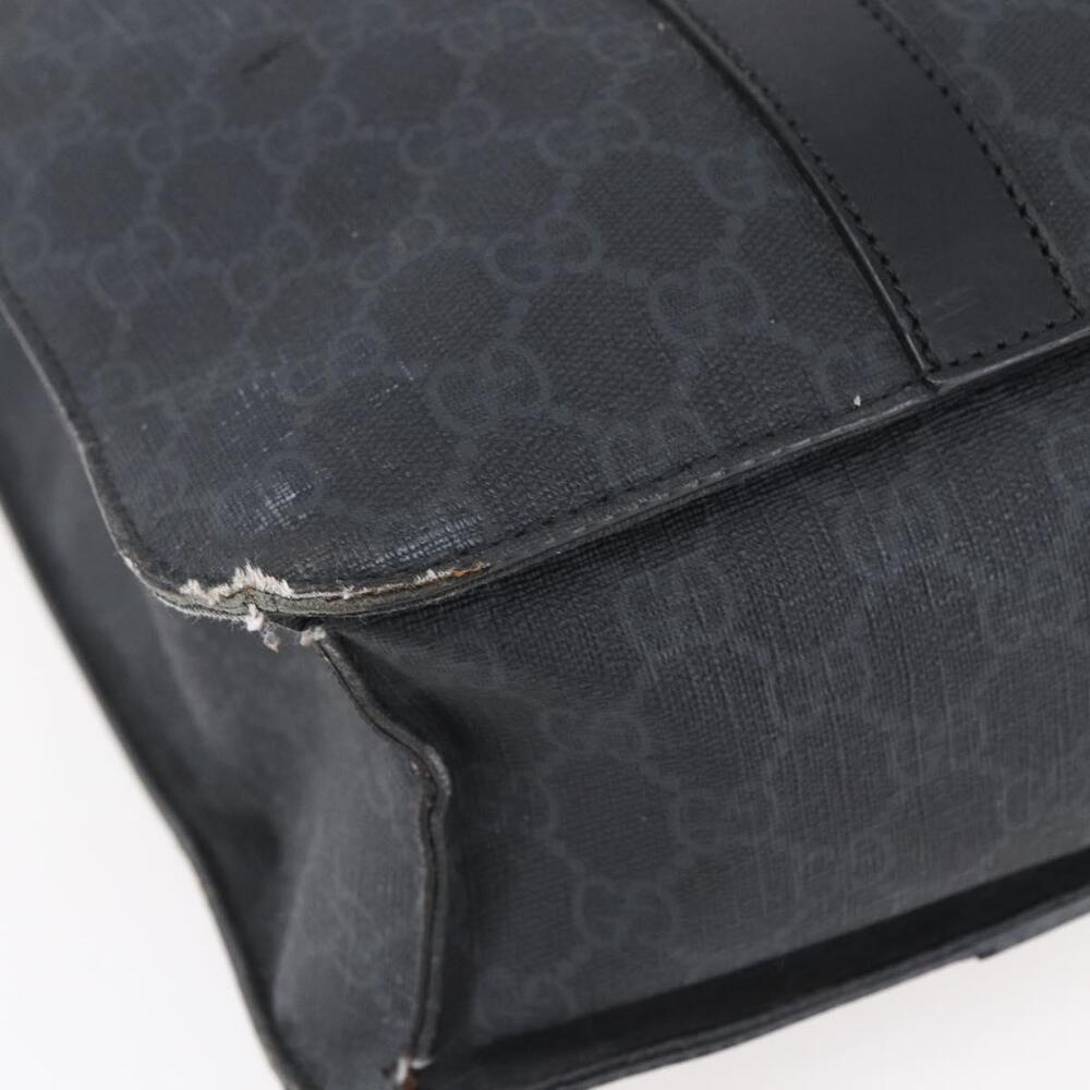 GUCCI GG Supreme Hand Bag PVC Black 322072 Auth ep12169 - Picture 14 of 16